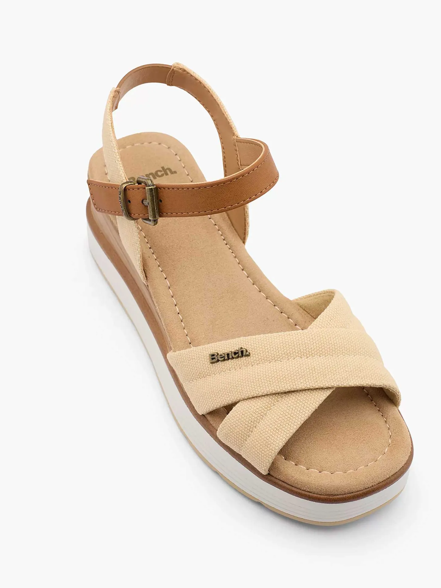 Online Beige Sandalette Sleehak Dames Sandalen