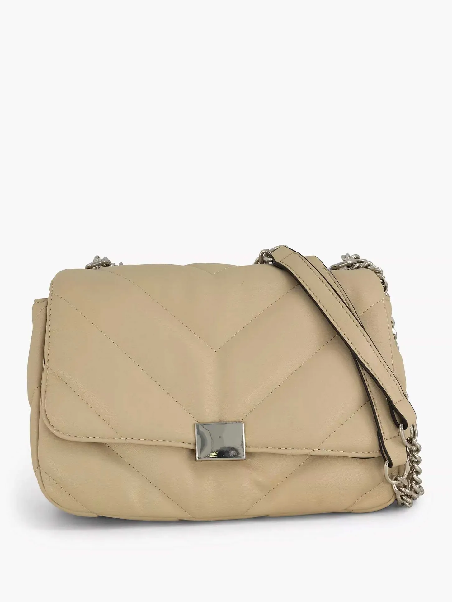 Beige Schoudertas Dames Online Exclusive Accessoires