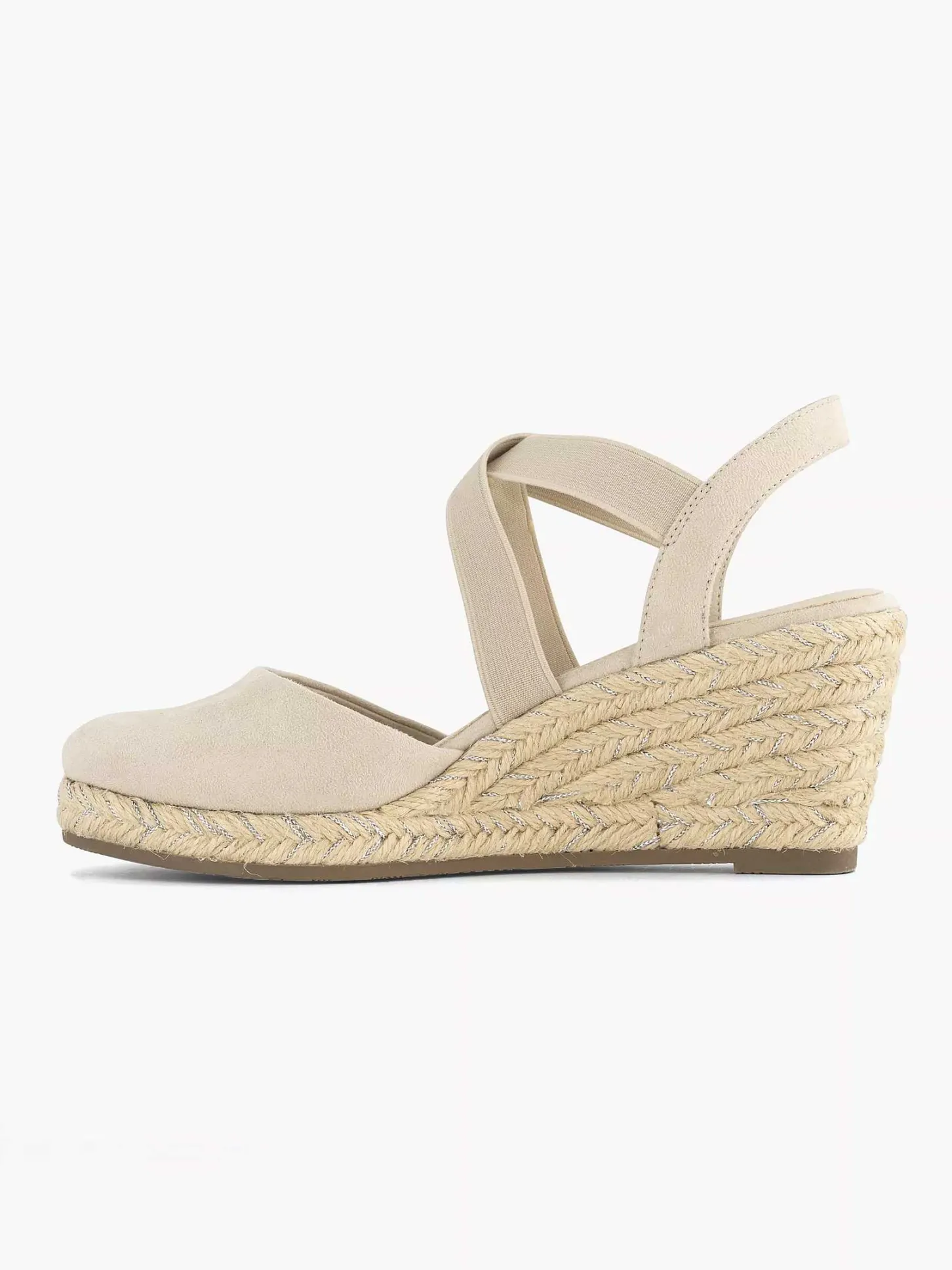 Sale Beige Slingback Sleehak Dames Sandalen