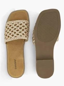 Clearance Beige Slipper Dames Slippers