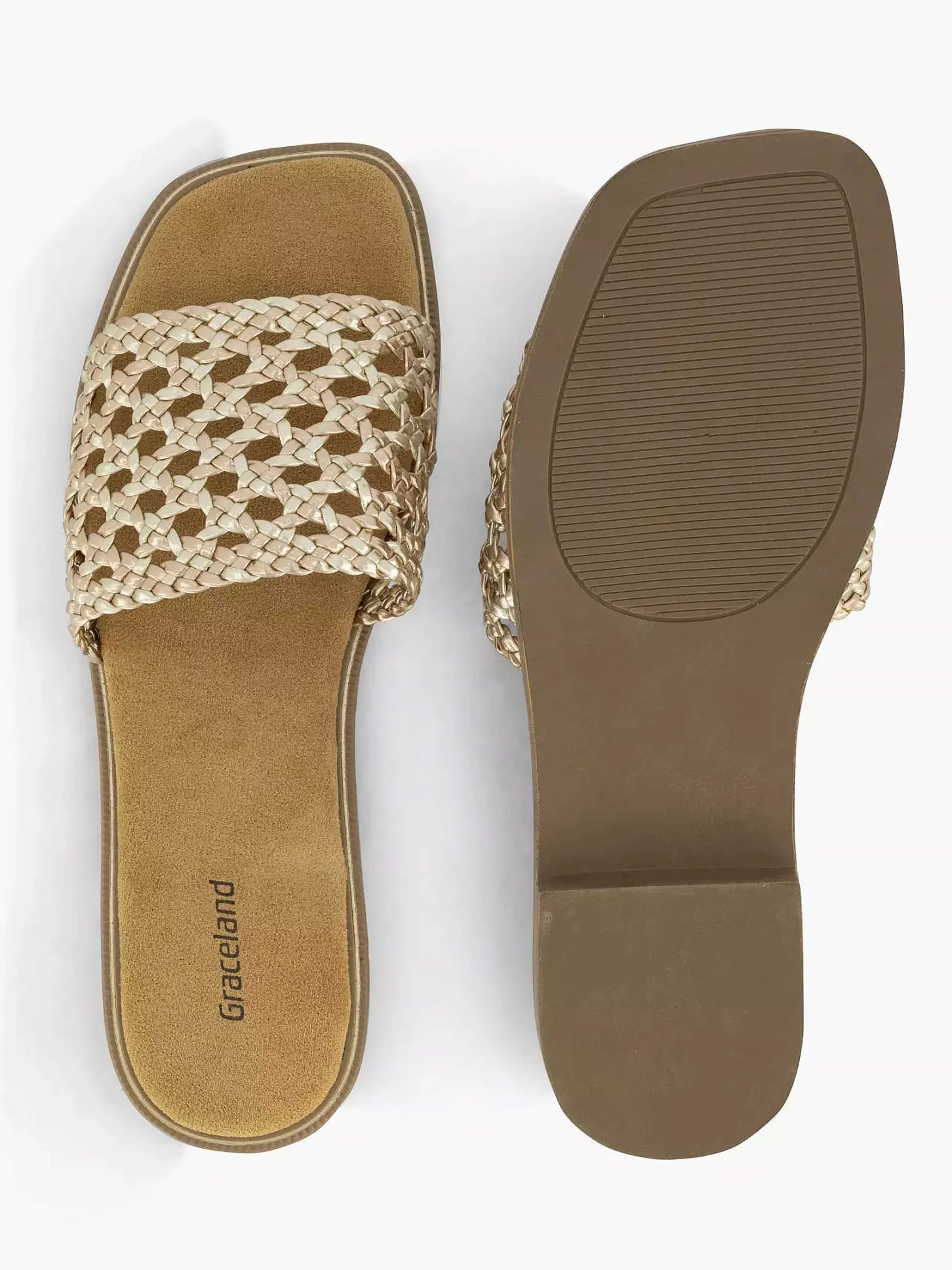 Clearance Beige Slipper Dames Slippers