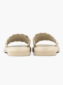 Hot Beige Slipper Gevlochten Dames Slippers