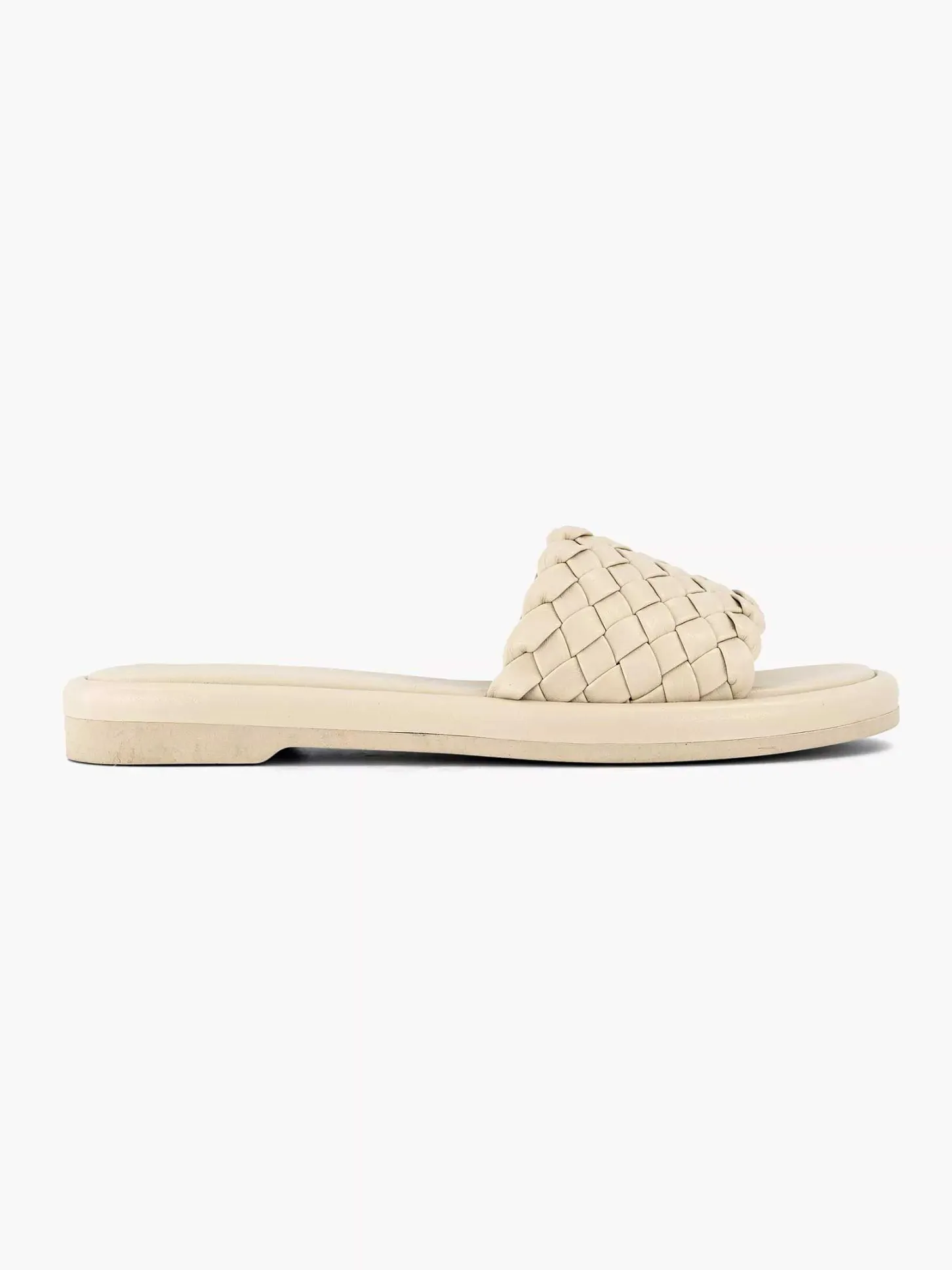 Hot Beige Slipper Gevlochten Dames Slippers