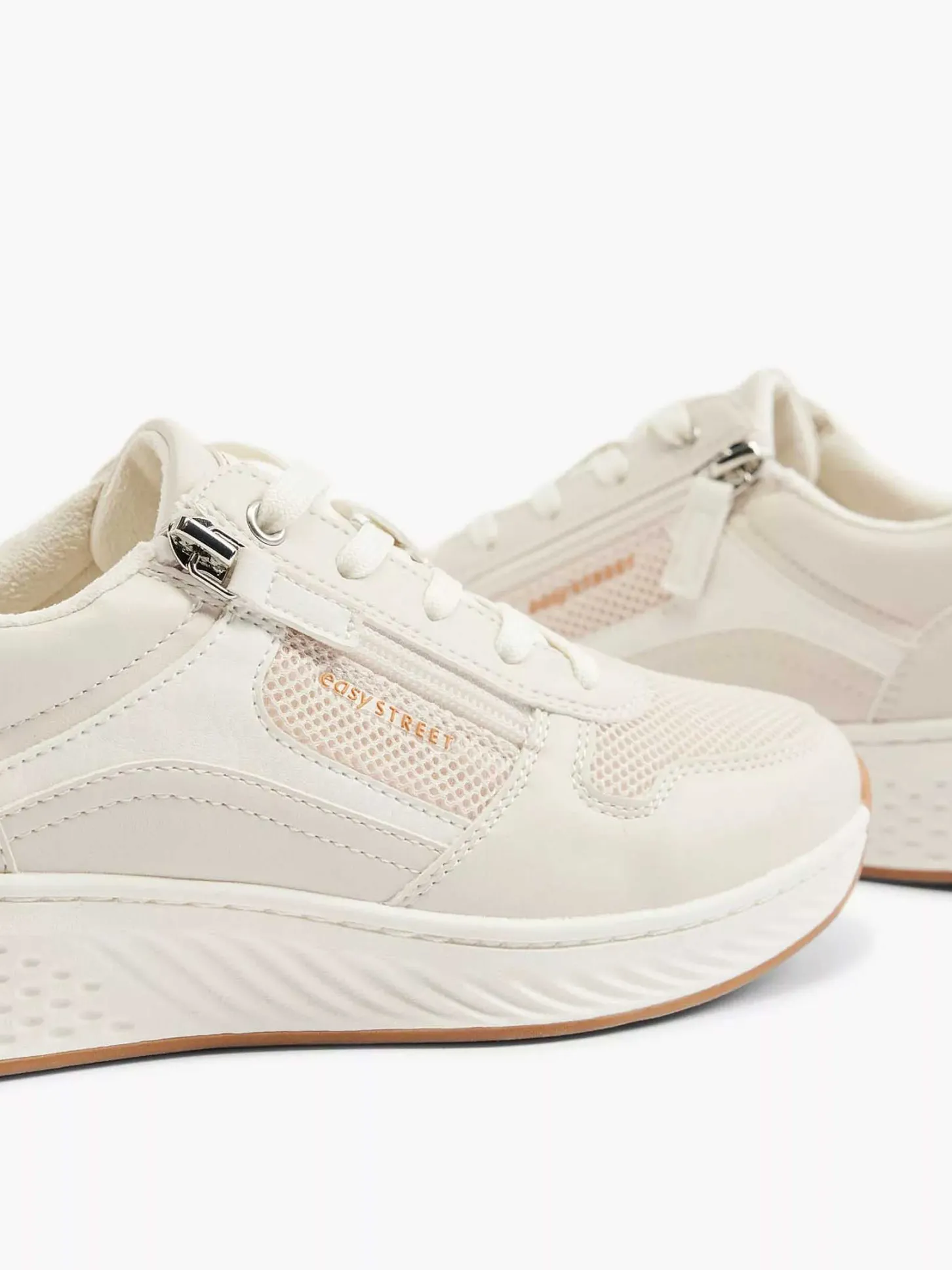 Beige Sneaker Dames Comfort Schoenen