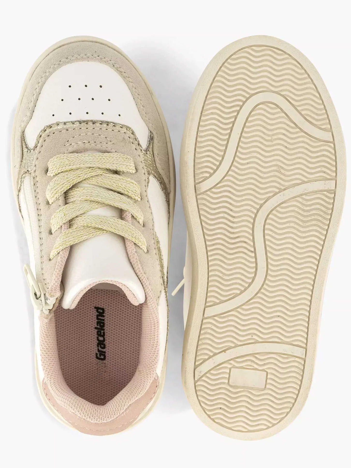 Clearance Beige Sneaker Kinderen Jongensschoenen