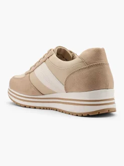 Outlet Beige Sneaker Dames Sneakers