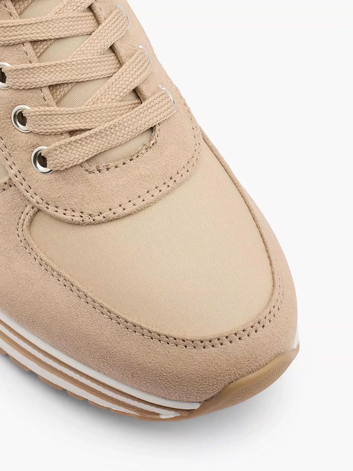 Outlet Beige Sneaker Dames Sneakers