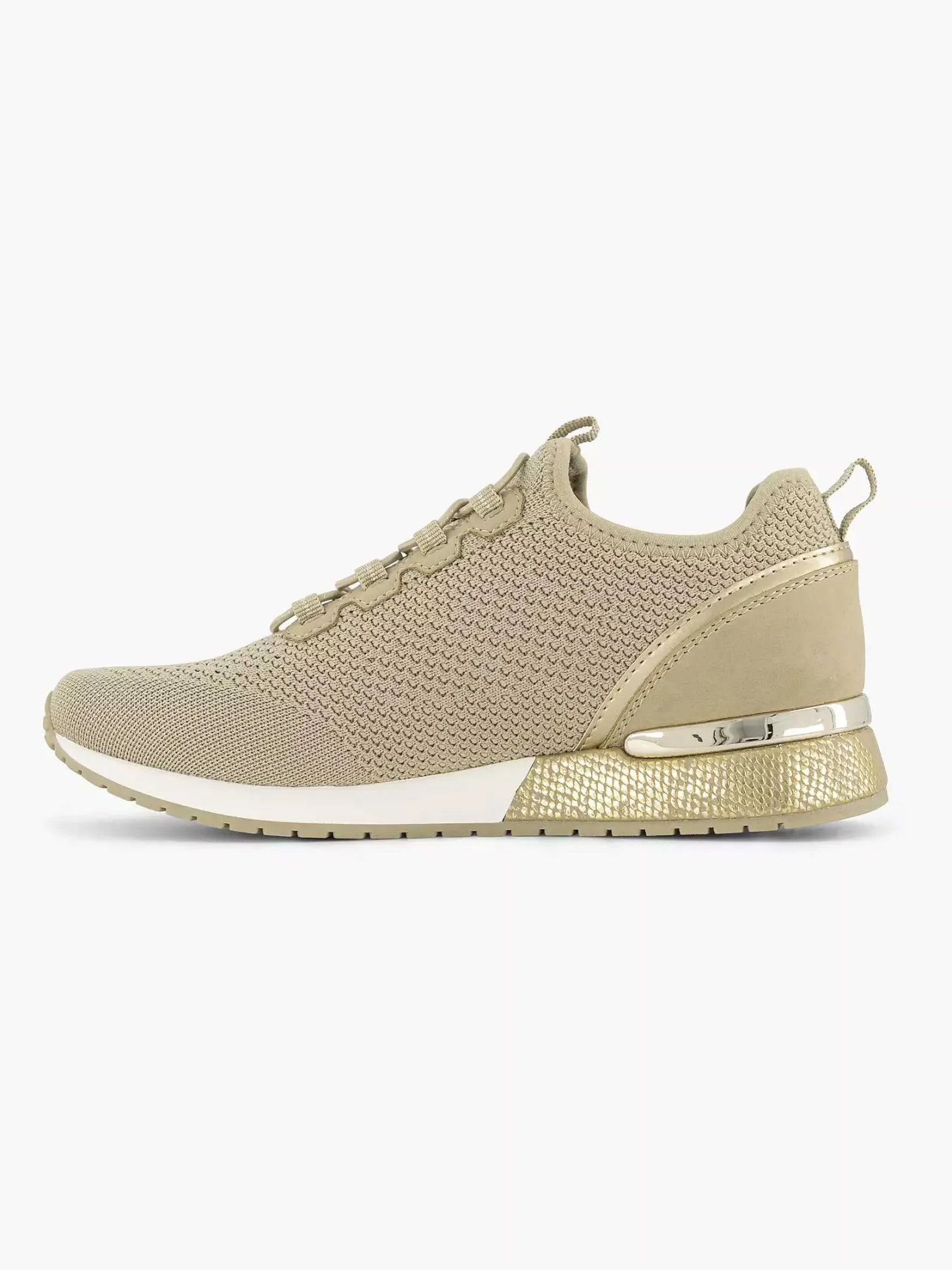 Hot Beige Sneaker Instapper Dames Instappers
