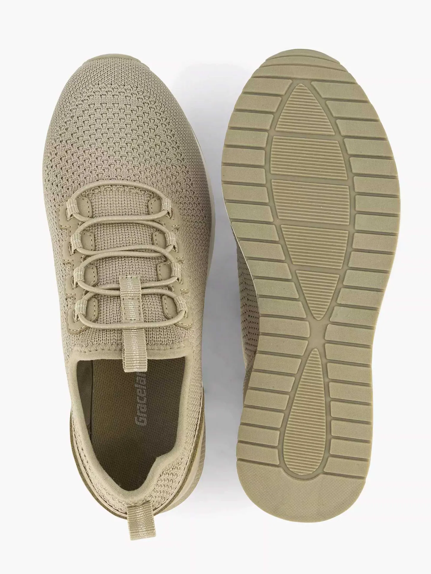 Hot Beige Sneaker Instapper Dames Instappers