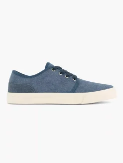 Online Blauwe Canvas Sneaker Heren Sneakers
