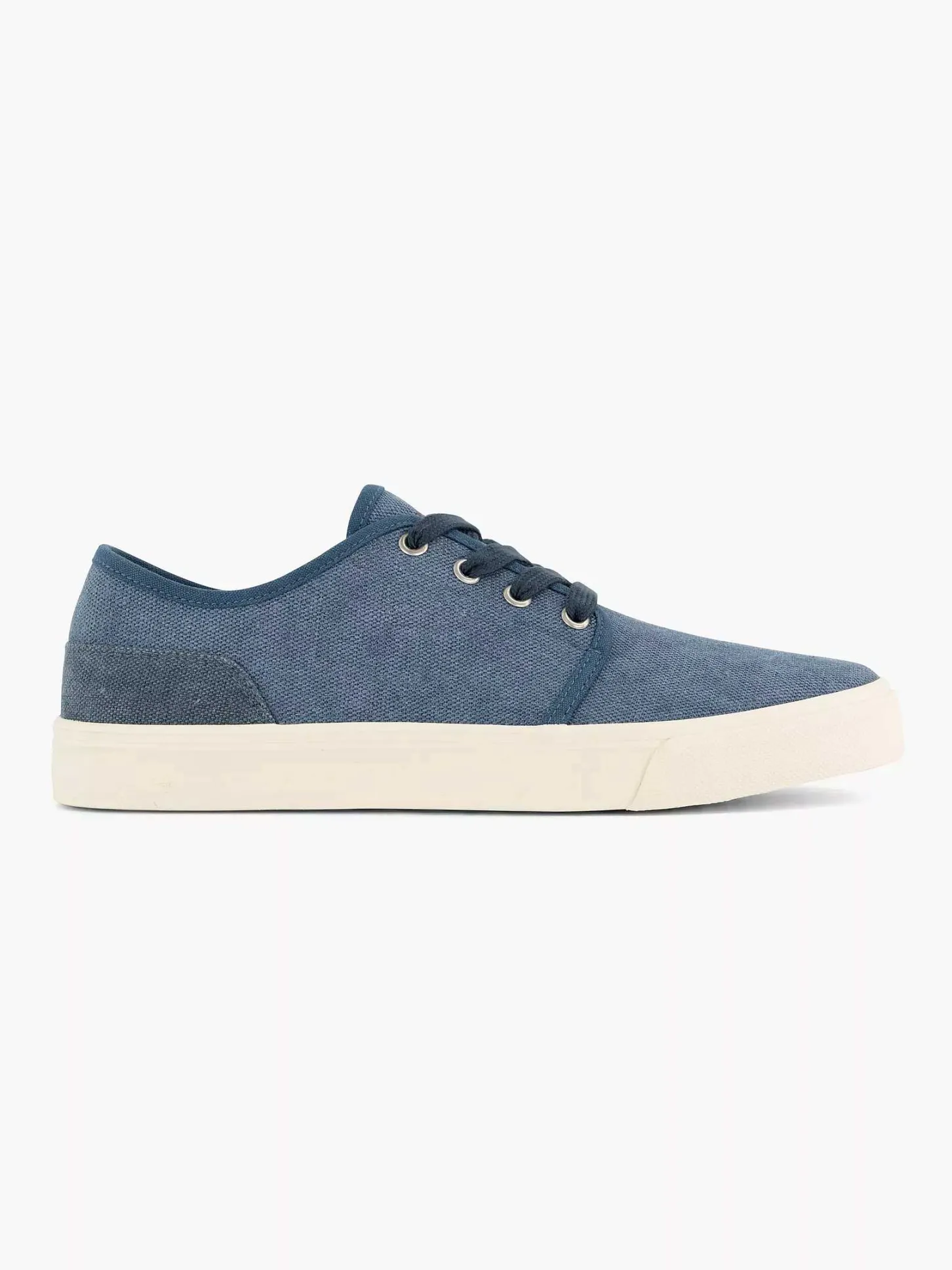 Online Blauwe Canvas Sneaker Heren Sneakers