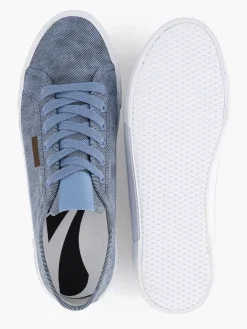 Online Blauwe Canvas Sneaker Heren Sneakers