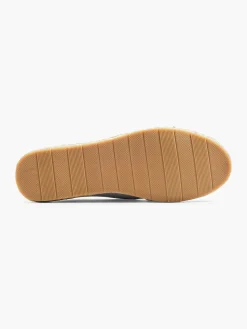 Hot Blauwe Espadrille Sierketting Dames Instappers