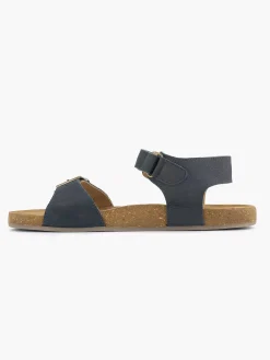 Outlet Blauwe Leren Sandaal Kinderen Jongensschoenen