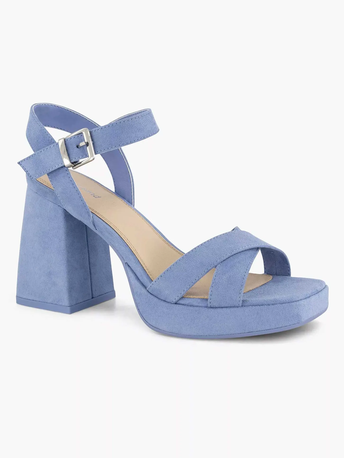 Clearance Blauwe Sandalette Dames Sandalen