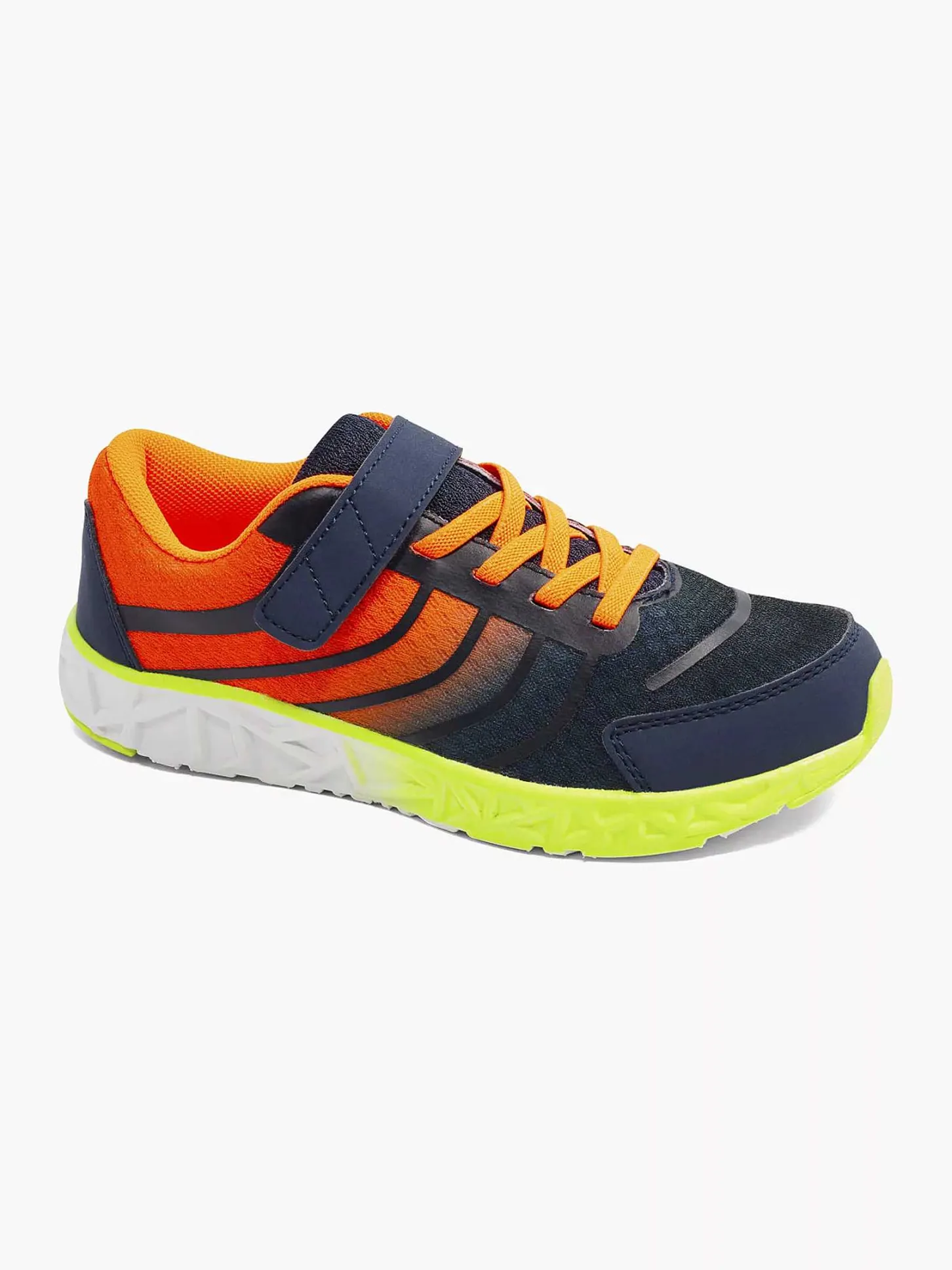 Hot Blauwe Sneaker Elastische Veter Kinderen Jongensschoenen