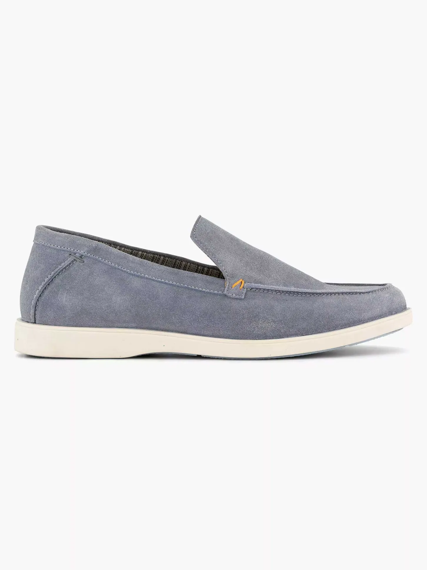 Hot Blauwe Suede Loafer Heren Instappers