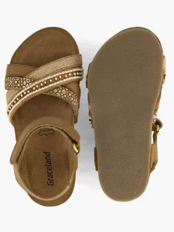 Clearance Bronskleurige Sandaal Kinderen Babyschoenen