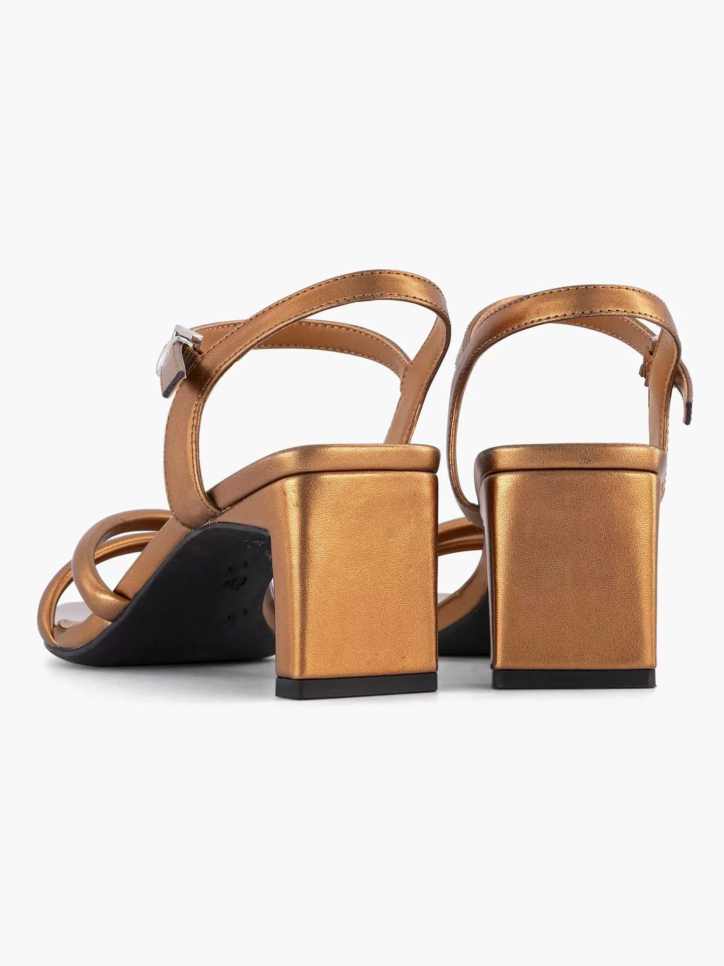 Online Bronze Sandalette Dames Sandalen