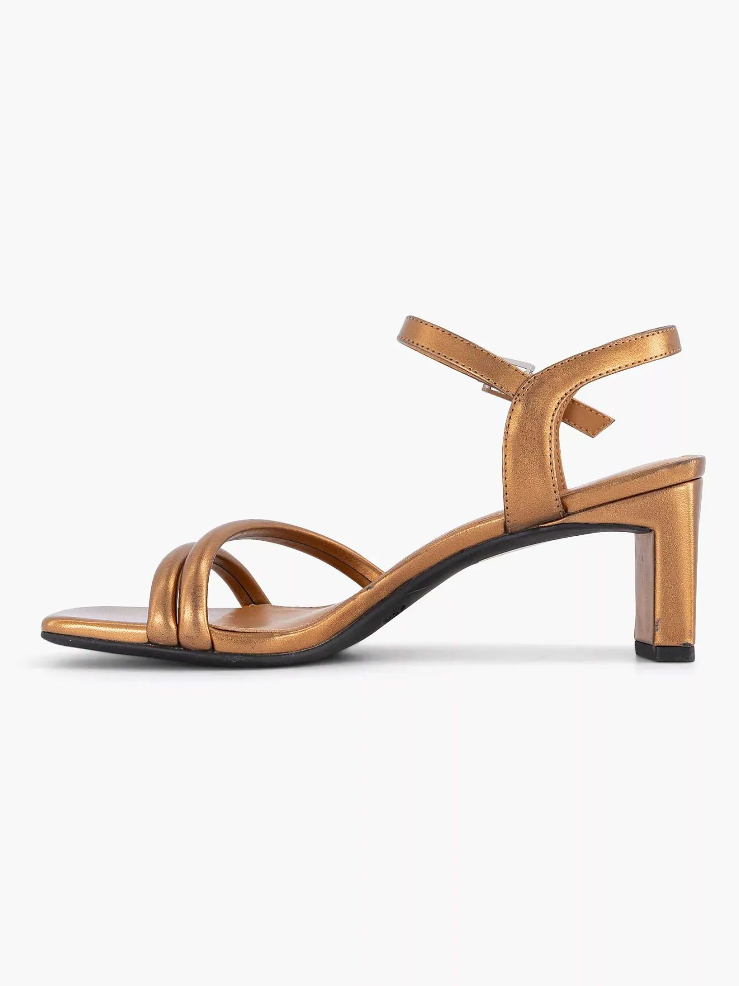 Online Bronze Sandalette Dames Sandalen
