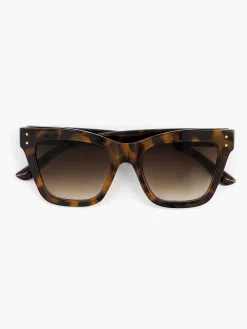 Online Bruine Cat Eye Zonnebril Print Dames Online Exclusive Accessoires