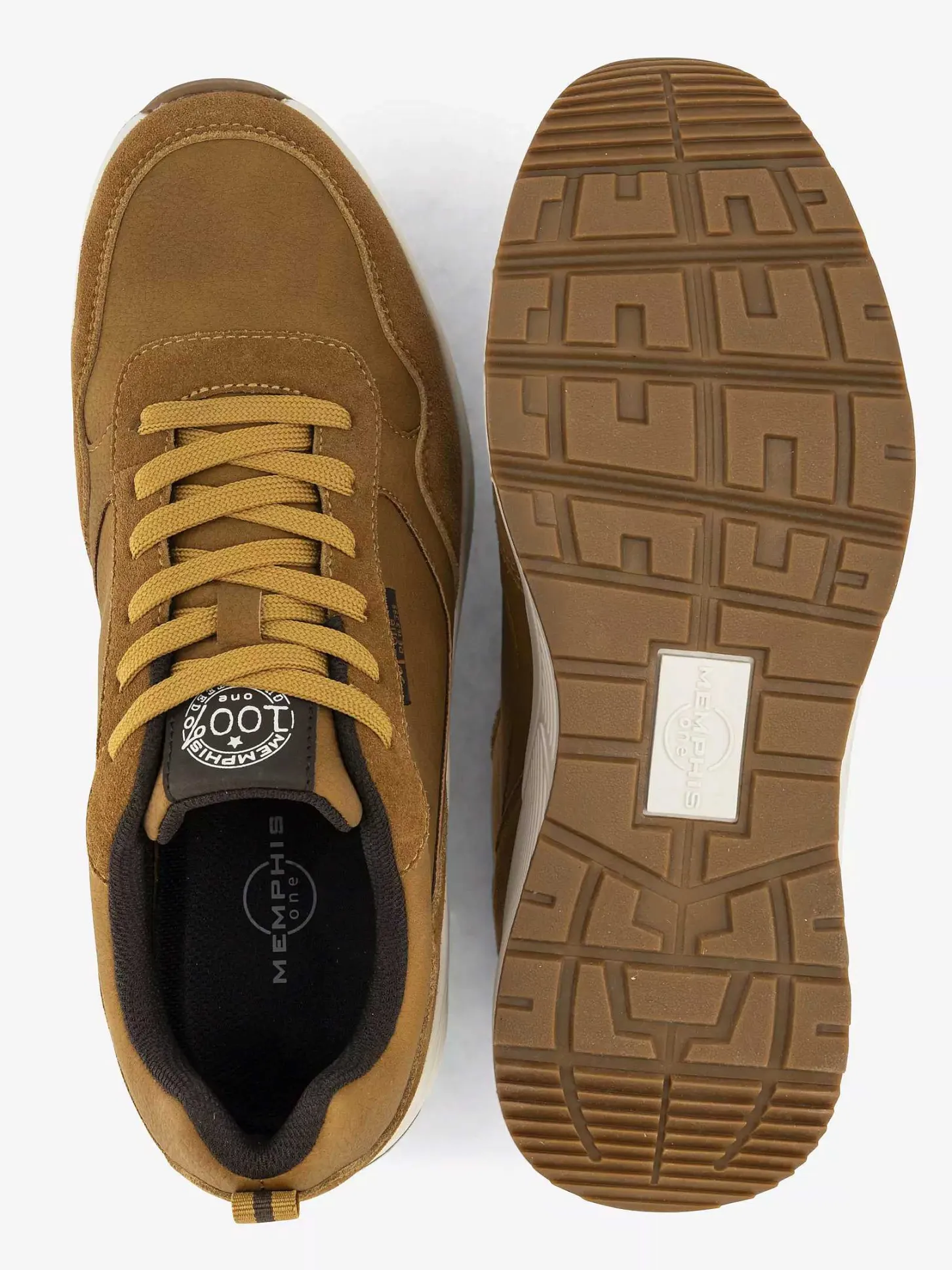 Hot Bruine Comfort Sneaker Heren Sneakers
