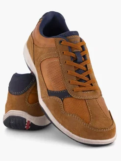 Sale Bruine Comfort Sneaker Heren Sneakers