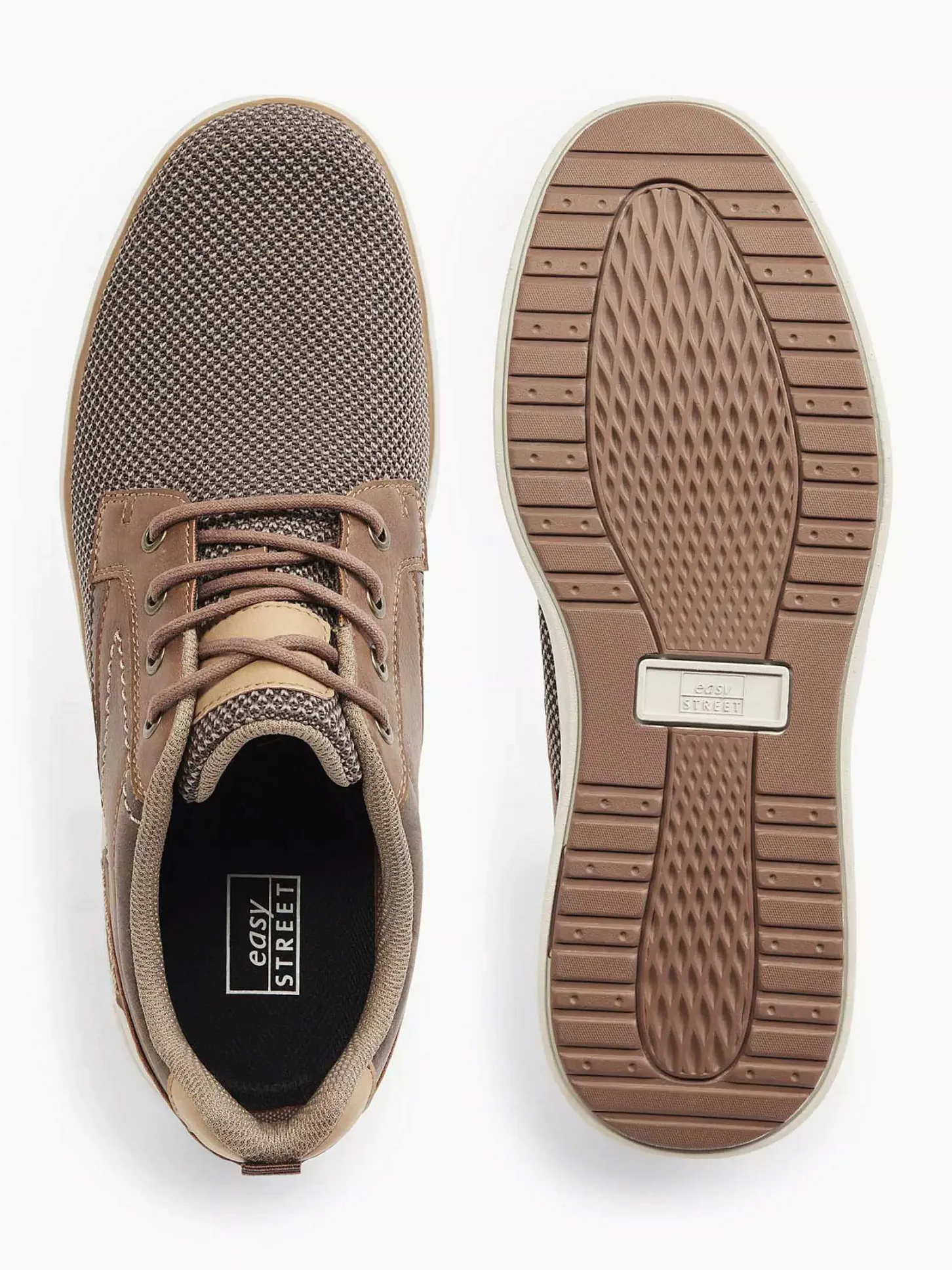 Outlet Bruine Comfort Sneaker Heren Sneakers