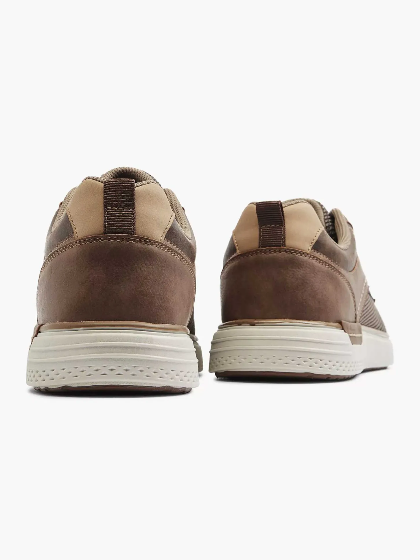 Outlet Bruine Comfort Sneaker Heren Sneakers
