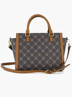 Discount Bruine Handtas Print Dames Online Exclusive Accessoires