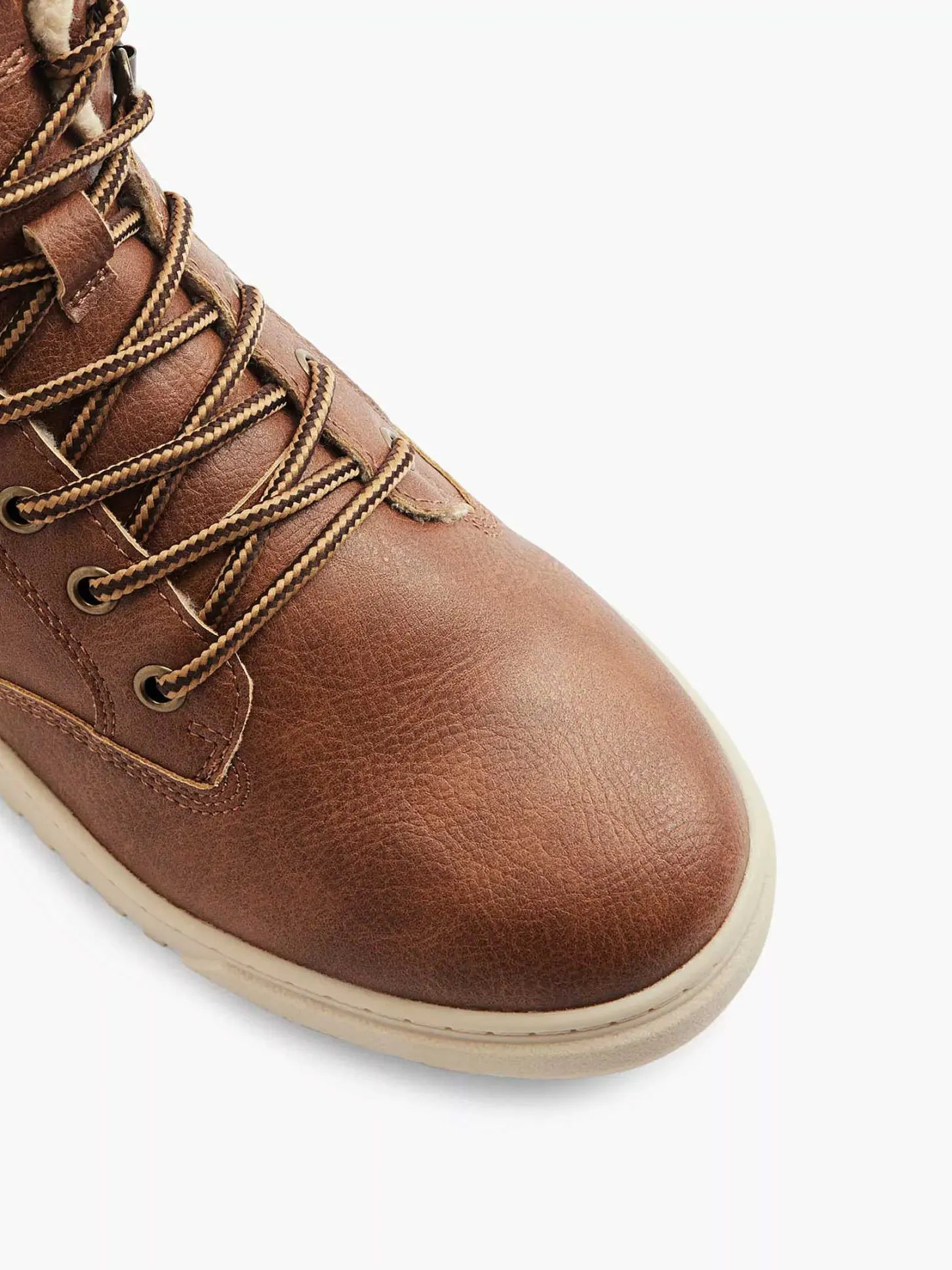 Bruine Hoge Sneaker Kinderen Jongensschoenen