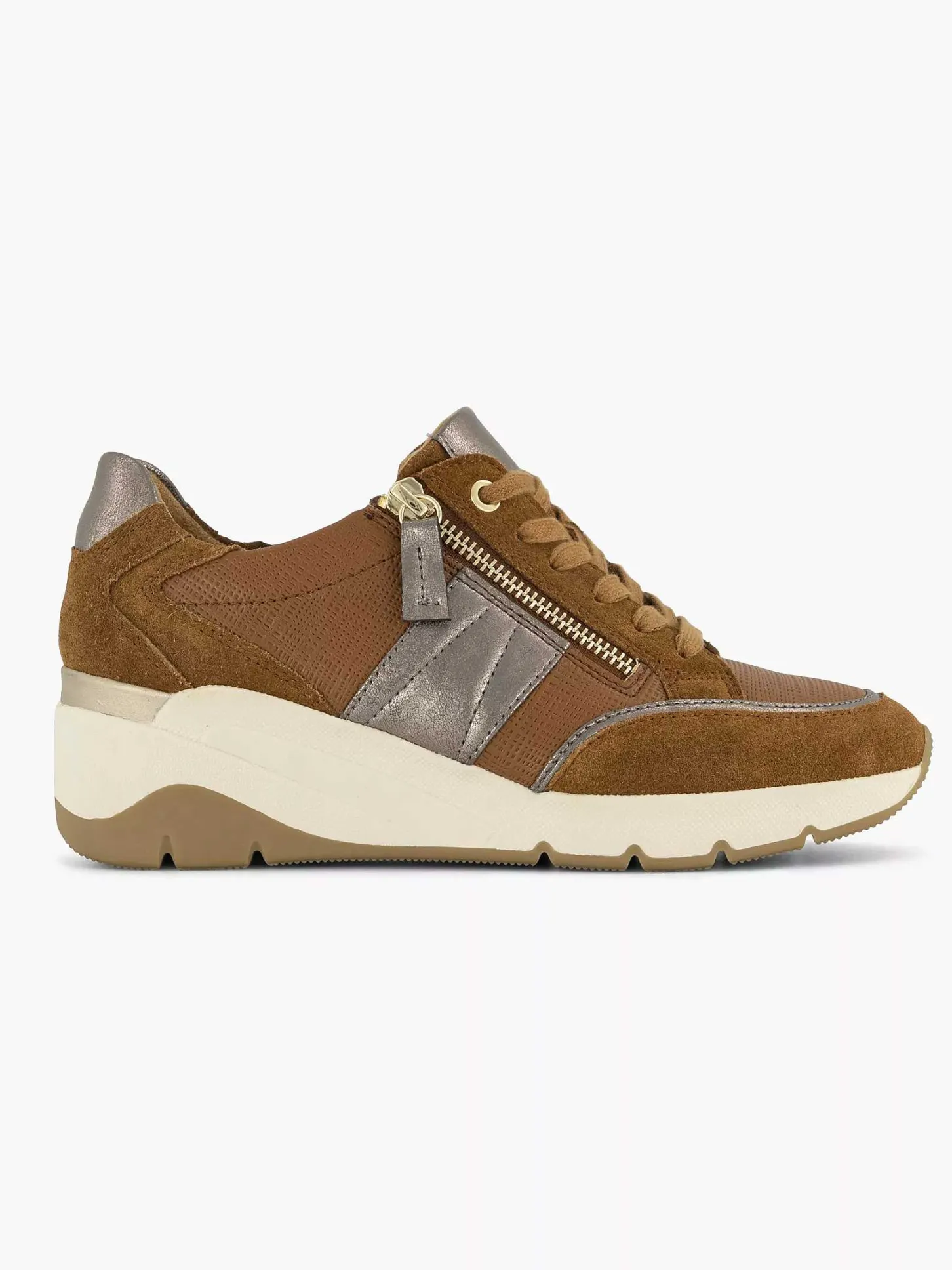 Best Bruine Leren Comfort Sneaker Dames Comfort Schoenen