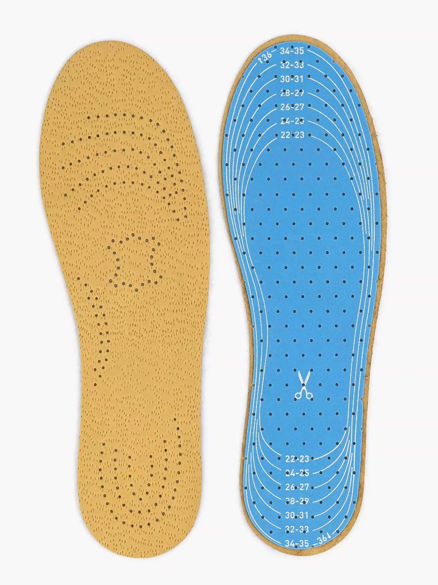 Clearance Bruine Leren Inlegzool 22-36 Kinderen Babyschoenen