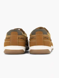 Online Bruine Leren Veterschoen Heren Geklede Schoenen