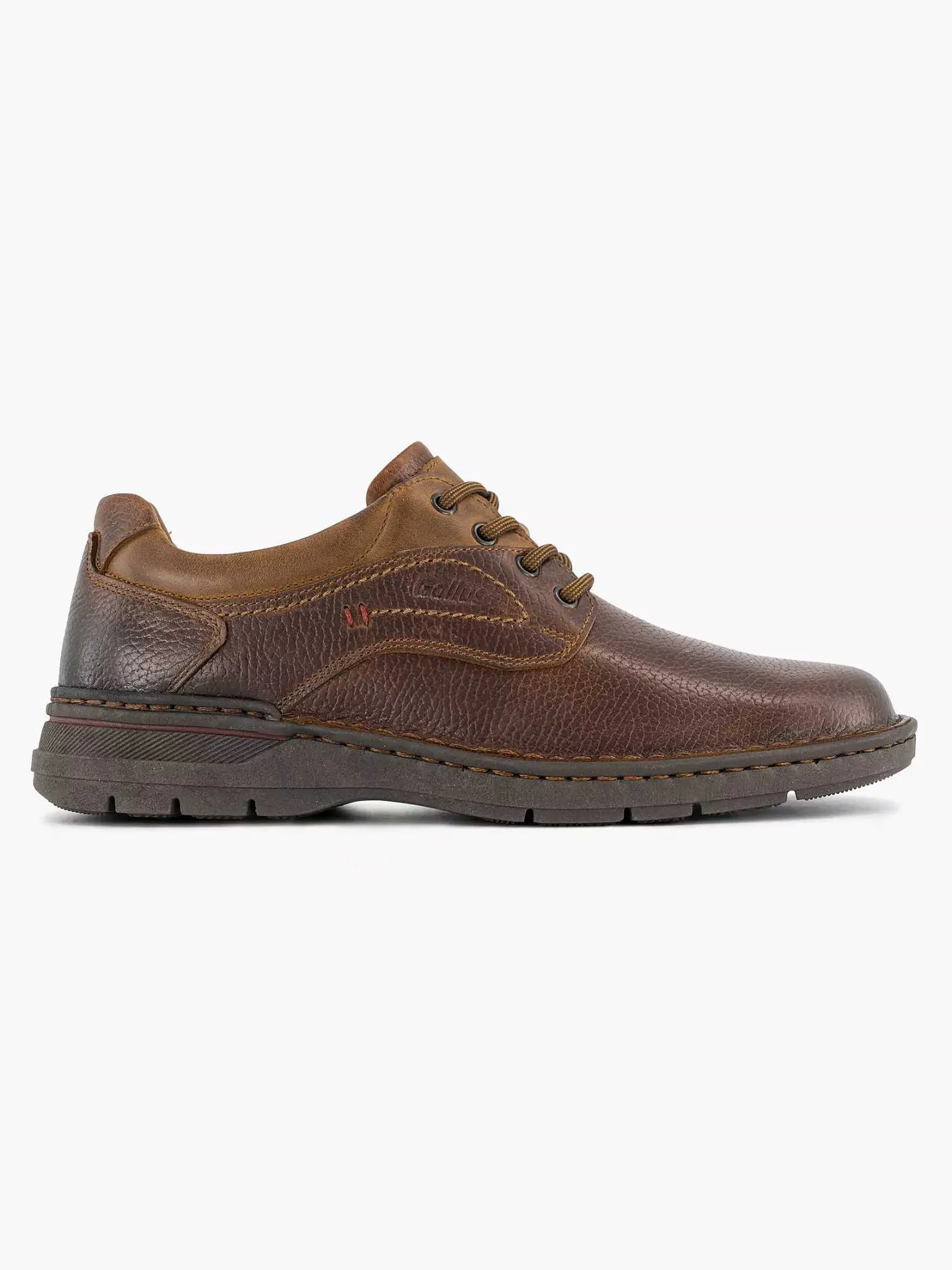 Online Bruine Leren Veterschoen Heren Geklede Schoenen