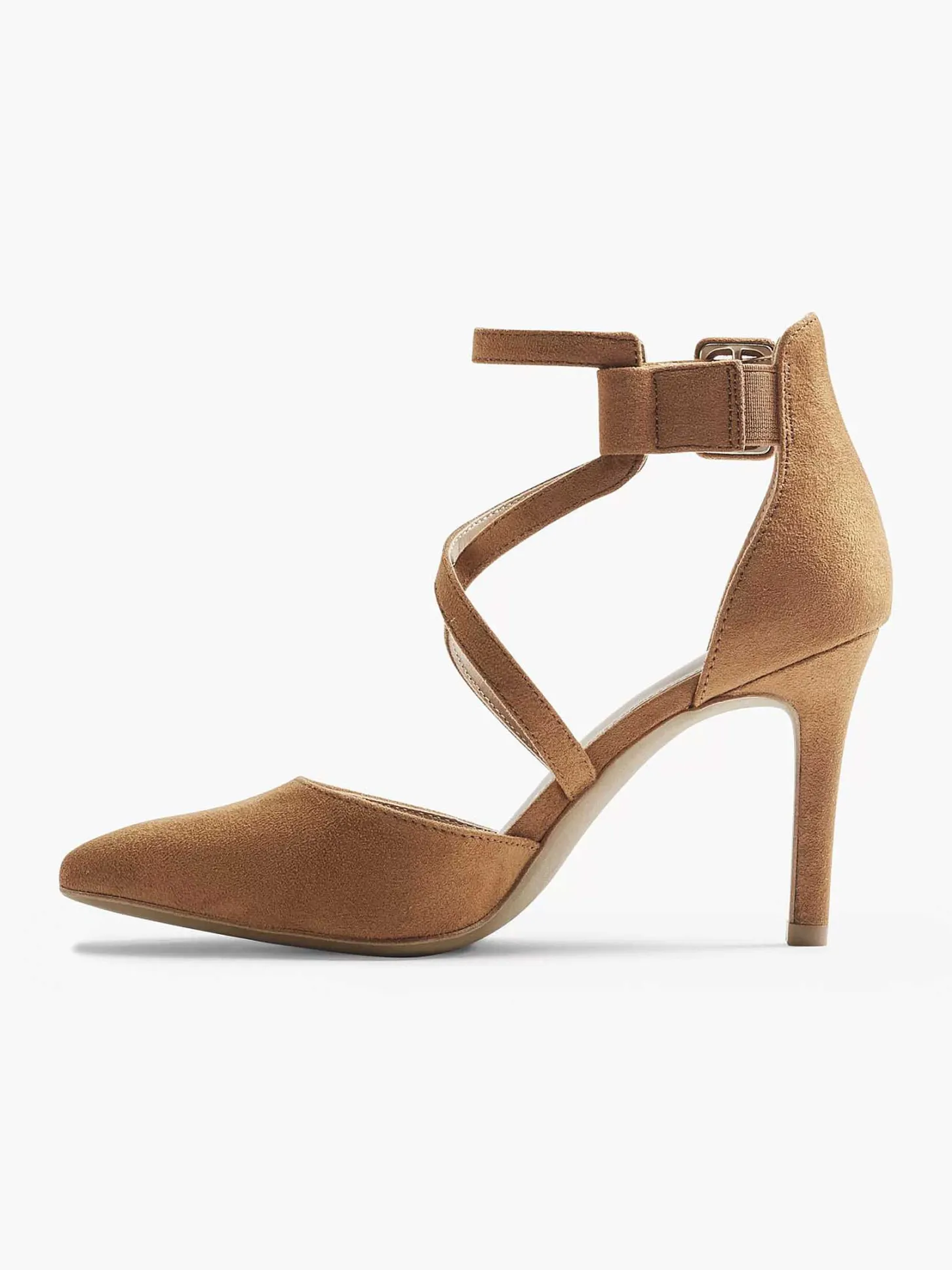 Clearance Bruine Pump Gespsluiting Dames Pumps
