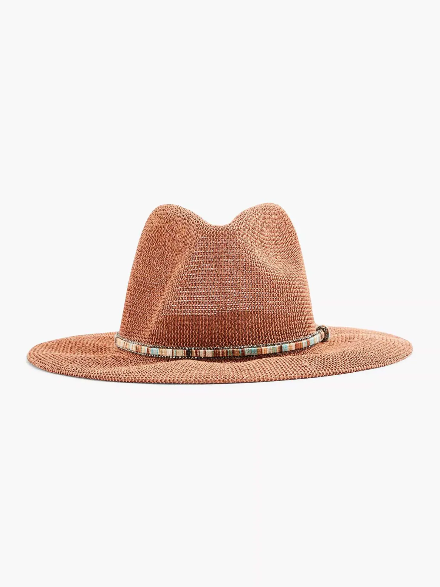 Bruine Rieten Strandhoed Dames Online Exclusive Accessoires