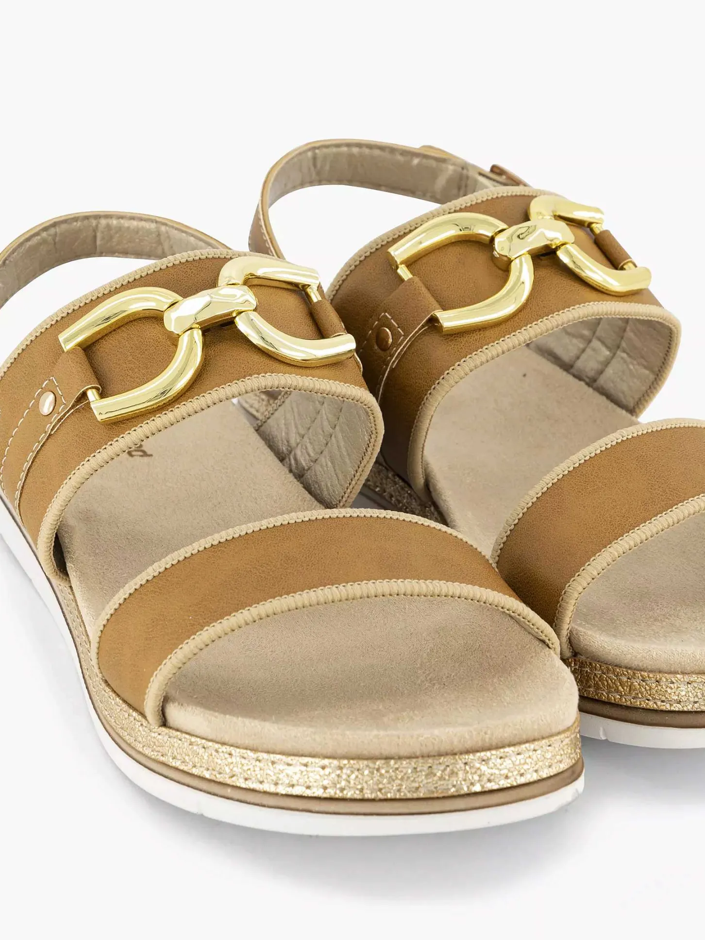 Sale Bruine Sandaale Dames Sandalen