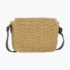 Bruine Schoudertas Riet Dames Online Exclusive Accessoires
