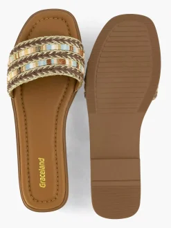Hot Bruine Slipper Dames Slippers