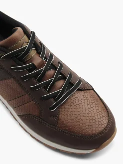 Outlet Bruine Sneaker Heren Sneakers