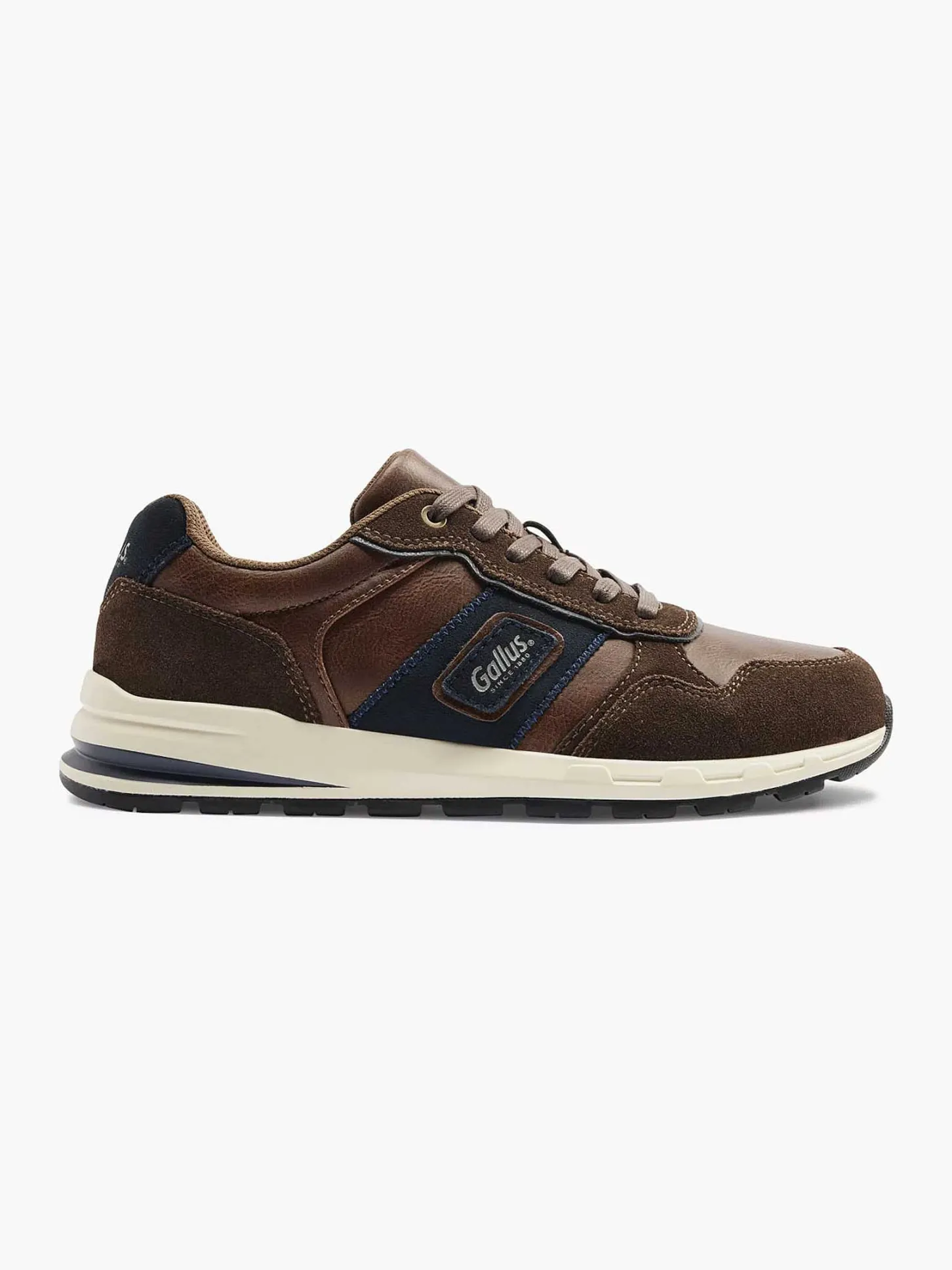 Bruine Suede Sneaker Heren Sneakers