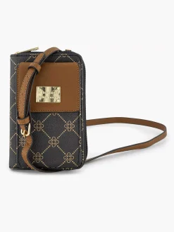 Outlet Bruine Telefoontas Print Dames Online Exclusive Accessoires