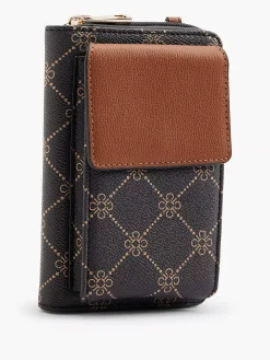 Outlet Bruine Telefoontas Print Dames Online Exclusive Accessoires