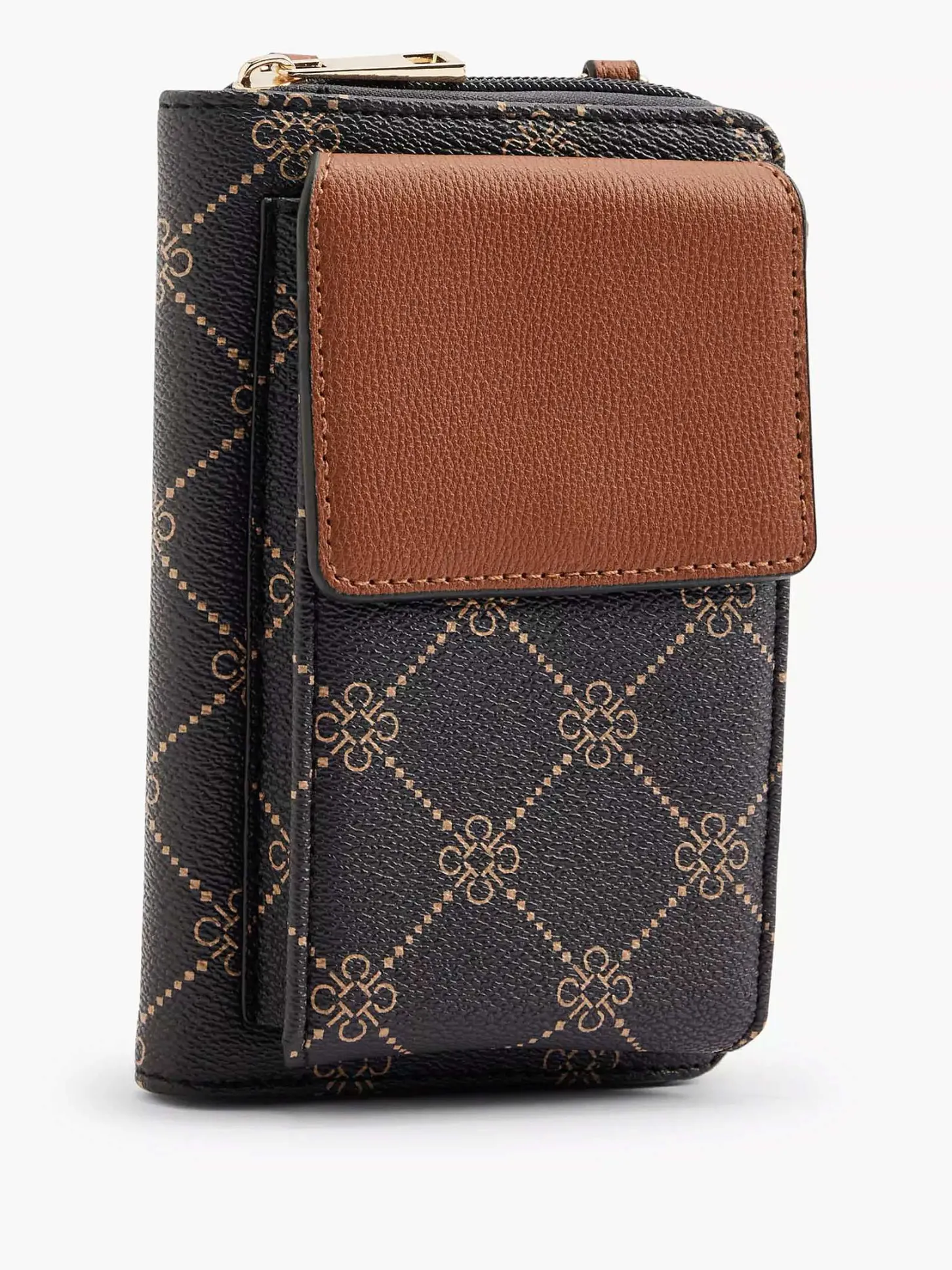 Outlet Bruine Telefoontas Print Dames Online Exclusive Accessoires