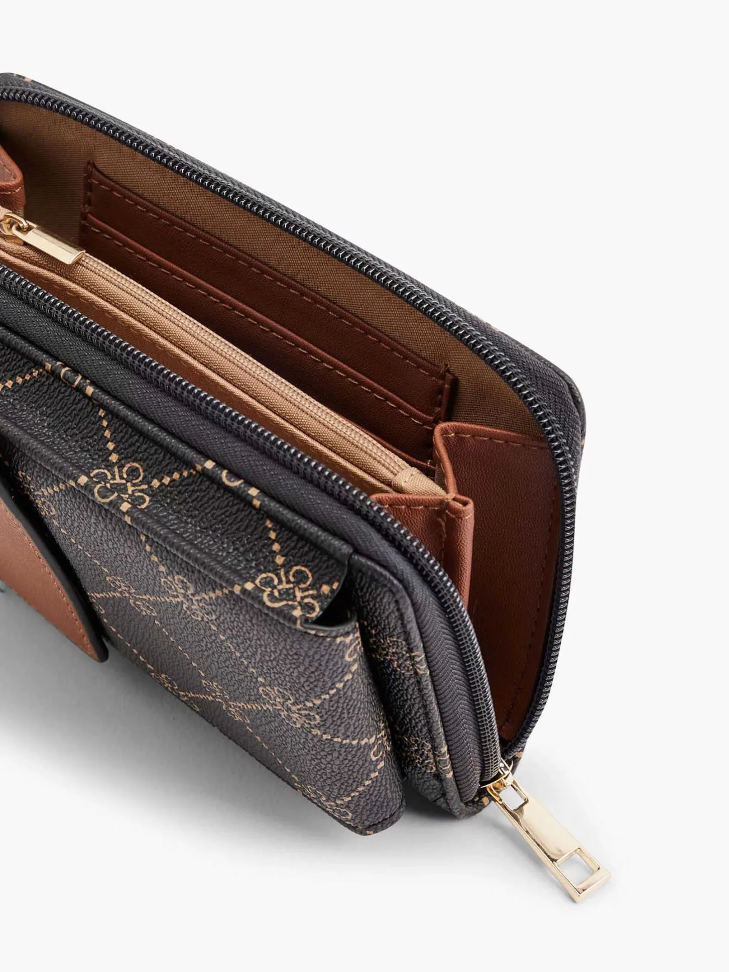 Outlet Bruine Telefoontas Print Dames Online Exclusive Accessoires