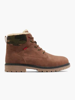 New Bruine Veterboot Gevoerd Kinderen Jongensschoenen