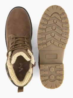 New Bruine Veterboot Gevoerd Kinderen Jongensschoenen