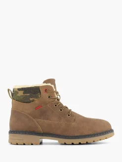 New Bruine Veterboot Gevoerd Kinderen Jongensschoenen