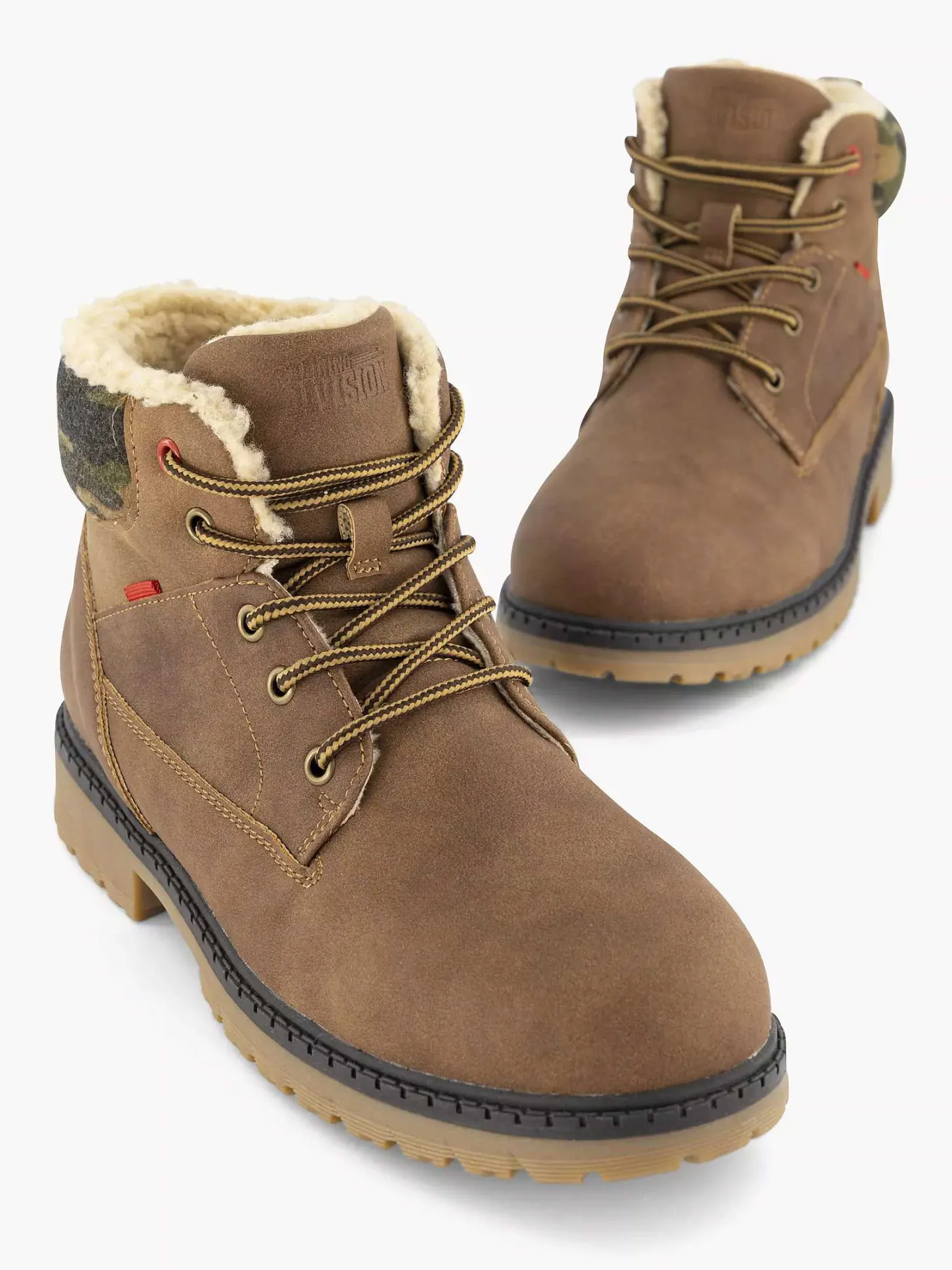 New Bruine Veterboot Gevoerd Kinderen Jongensschoenen